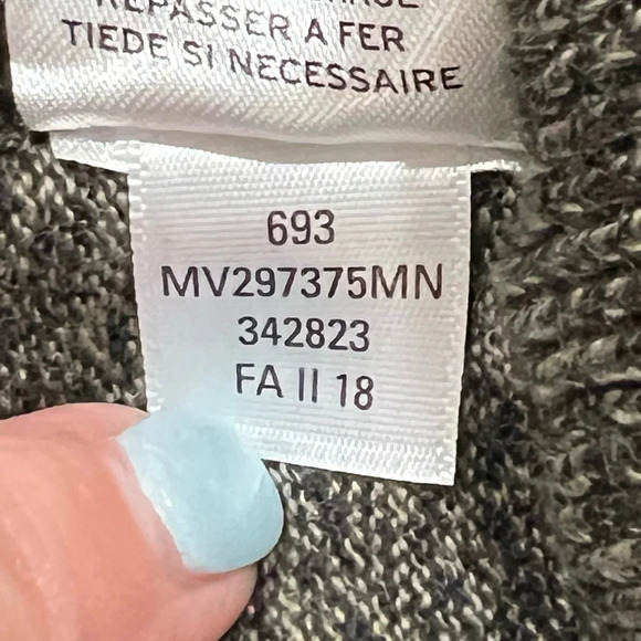 Nordstrom Men’s Cashmere Blend Sweater Green Forest Marled Color Size Medium BST - Picture 8 of 8